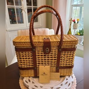 Patricia Nash Wicker Purse